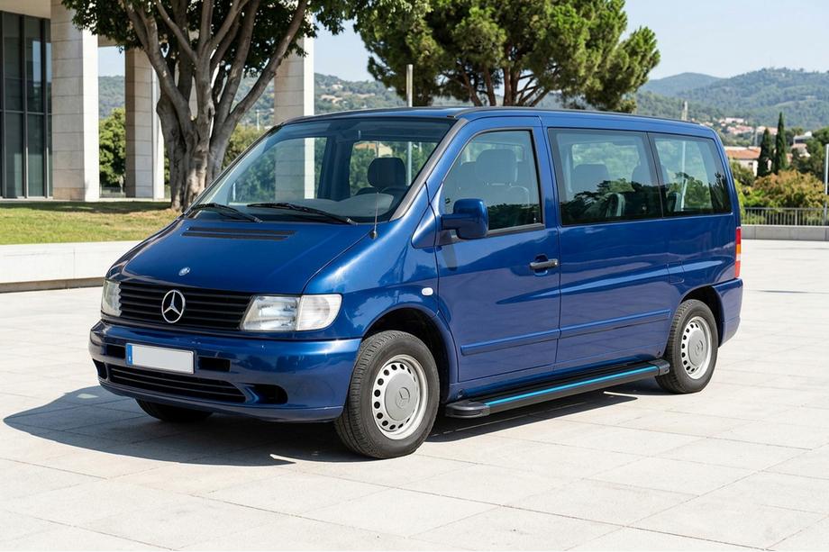 Mercedes Vito W638 1996–2003 Maya Blue sidesteps (2 stuks, aluminium) Image