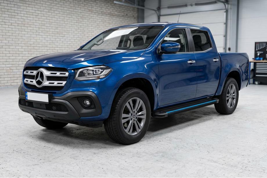 Mercedes X-klasse 2017–2020 Maya Blue sidesteps (2 stuks, aluminium) Image