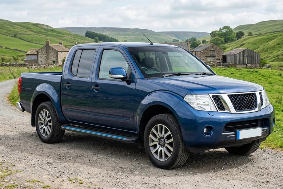 Nissan Navara 2006–2015 Maya Blue sidesteps (2 stuks, aluminium) Image