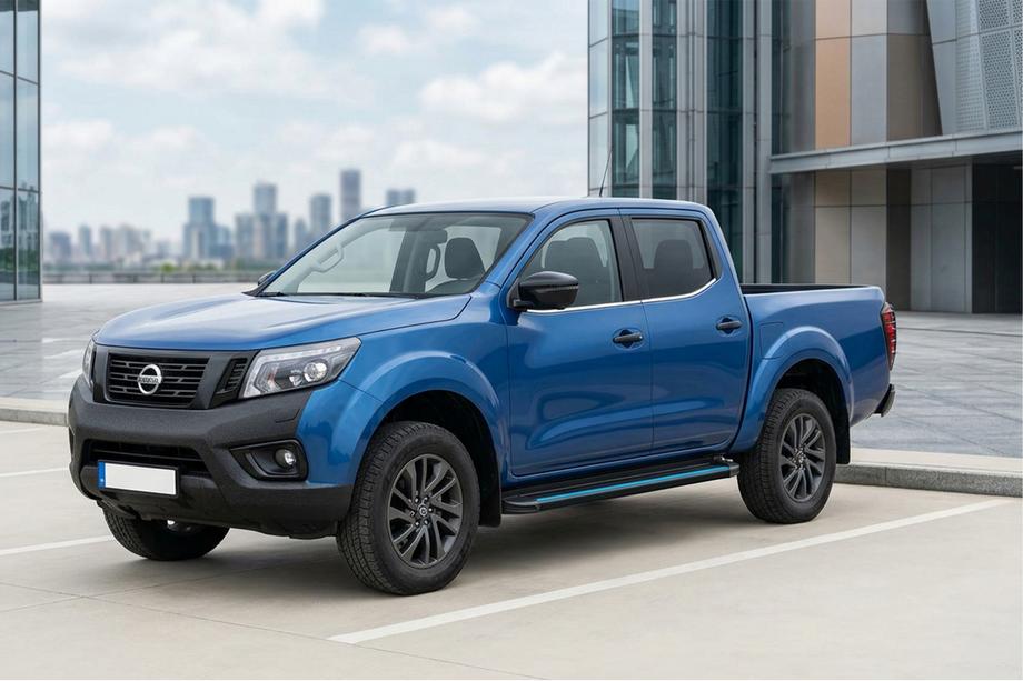 Nissan Navara/NP300 2016– Maya Blue sidesteps (2 stuks, aluminium) Image