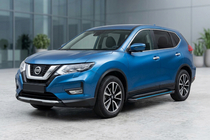 Nissan X-trail T32/Rogue 2014–2021 Maya Blue sidesteps (2 stuks, aluminium) foto 1