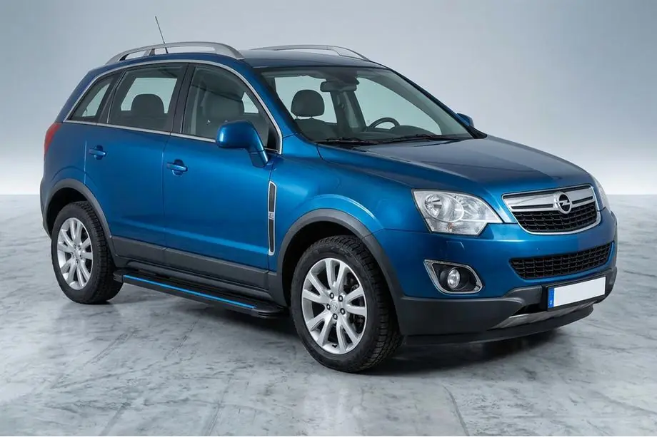 Opel Antara 2006–2017 Maya Blue zijtreden (2 stuks, aluminium) Image