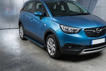 Opel Crossland X 2017–2024 Maya Blue sidesteps (2 stuks, aluminium) foto 1