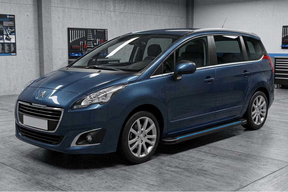 Peugeot 5008 2009–2016 Maya Blue sidesteps (2 stuks, aluminium) Image