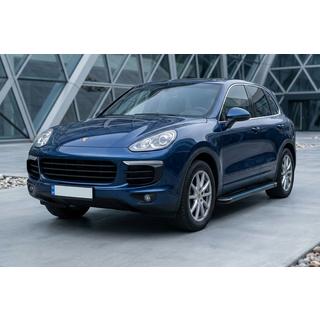 Maya Blue sidesteps (2 stuks, aluminium) Porsche Cayenne 2010–2017 foto 1