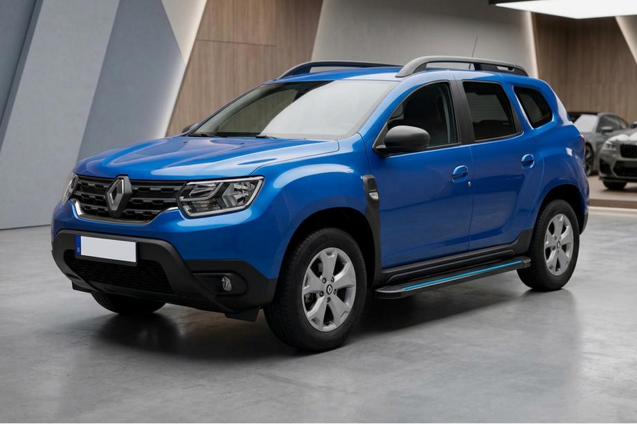 Renault Duster 2018–2024 Maya Blue sidesteps (2 stuks, aluminium) Image