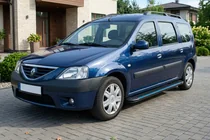 Renault Logan MCV 2005–2013 Maya Blue sidesteps (2 stuks, aluminium) foto 1