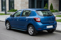 Renault Sandero 2013–2022 Maya Blue sidesteps (2 stuks, aluminium) foto 1