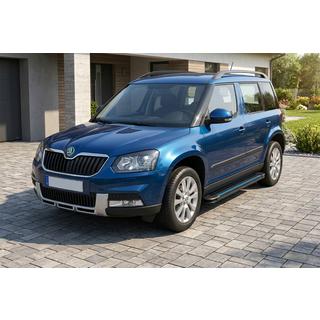 Maya Blue sidesteps (2 stuks, aluminium) Skoda Yeti 2009–2017 foto 1