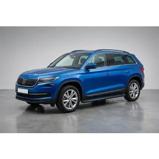 Maya Blue sidesteps (2 stuks, aluminium) Skoda Kodiaq 2016–2023 foto 1