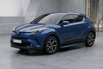 Toyota C-HR 2016–2023 Maya Blue sidesteps (2 stuks, aluminium) foto 1