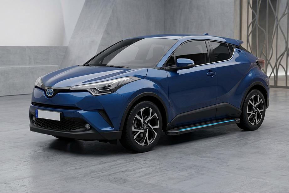 Toyota C-HR 2016–2023 Maya Blue sidesteps (2 stuks, aluminium) Image
