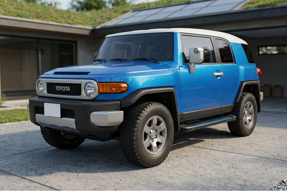 Toyota FJ Cruiser 2006–2022 Maya Blue sidesteps (2 stuks, aluminium) Image