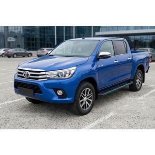 Maya Blue sidesteps (2 stuks, aluminium) Toyota Hilux 2015– foto 1