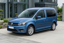 Volkswagen Caddy 2015–2020 Maya Blue sidesteps (2 stuks, aluminium) Standaard basis foto 1