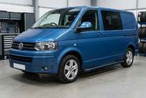Volkswagen T5 2010–2015 Maya Blue sidesteps (2 stuks, aluminium) foto 1