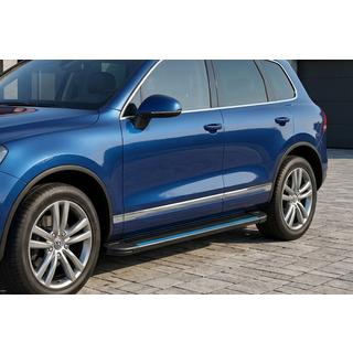 Zijtreden Maya Blue-Black (2 st., aluminium) foto 1
