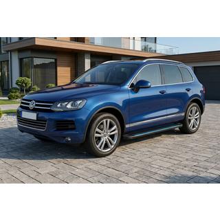 Maya Blue sidesteps (2 stuks, aluminium) Volkswagen Touareg 2010–2018 foto 1
