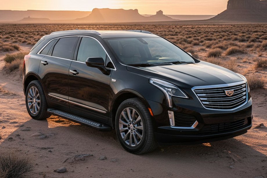 Cadillac XT5 2016– Side steps New Vision Black (2 stuks, aluminium) Image