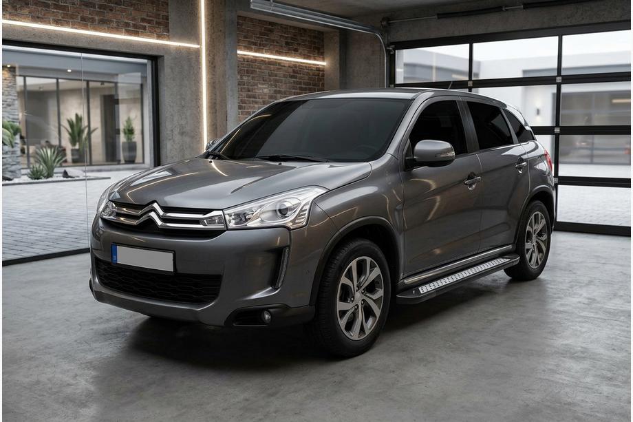 Citroen C-4 Aircross 2012–2017 Side steps New Vision Black (2 stuks, aluminium) Foto 1
