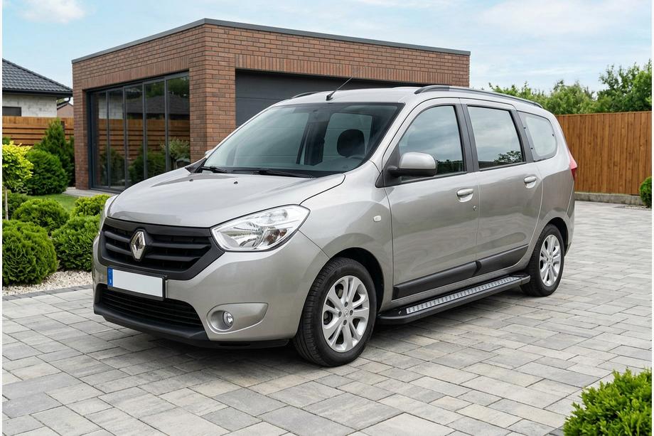 Dacia Lodgy 2012–2022 Side steps New Vision Black (2 stuks, aluminium) Foto 1