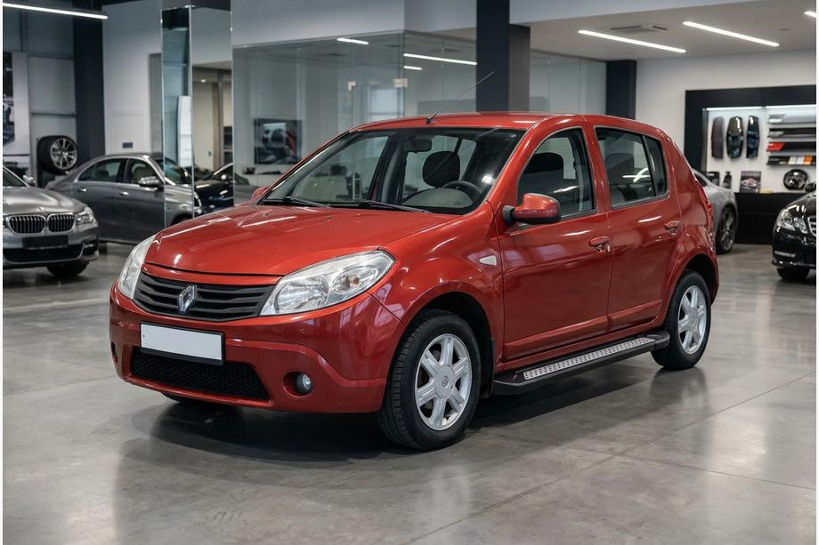 Dacia Sandero 2007–2013 Side steps New Vision Black (2 stuks, aluminium) Image