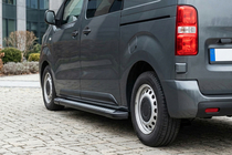Fiat Scudo 2007–2015 Side steps New Vision Black (2 stuks, aluminium) foto 1