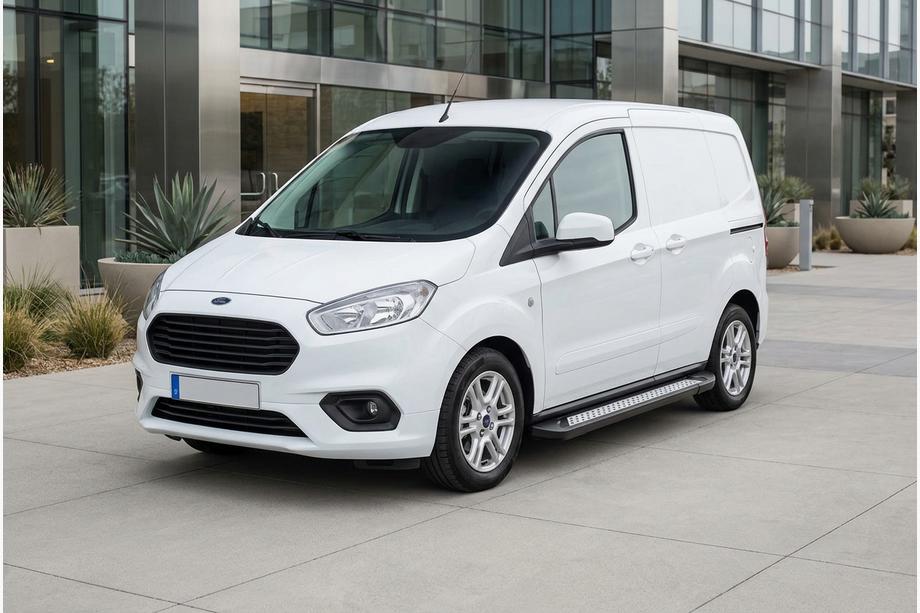 Ford Courier 2014–2023 Side steps New Vision Black (2 stuks, aluminium) Image