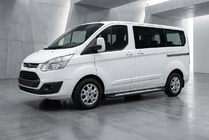 Ford Custom 2013–2022 Side steps New Vision Black (2 stuks, aluminium) foto 1