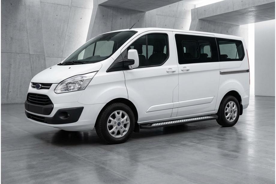 Ford Custom 2013–2022 Side steps New Vision Black (2 stuks, aluminium) Image