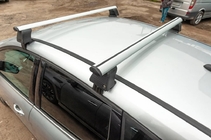 Daewoo Lanos 1998–2017 Dakdragers Ercul V4 (chroom, set) foto 10