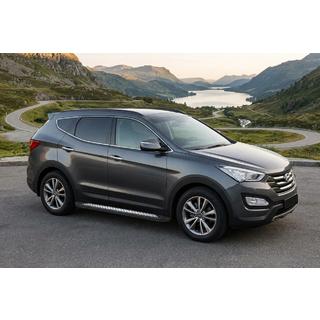 Side steps New Vision Black (2 stuks, aluminium) Hyundai Santa Fe 3 2012–2018 foto 1