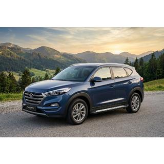 Side steps New Vision Black (2 stuks, aluminium) Hyundai Tucson TL 2016–2021 foto 1