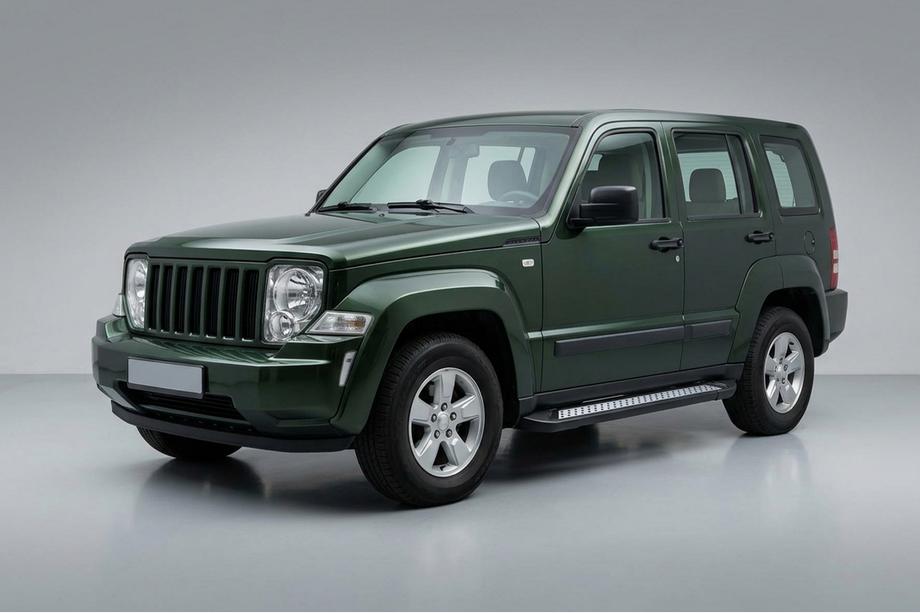 Jeep Cherokee/Liberty 2007–2013 Zijtreden Vision New Black (2 stuks, aluminium) Image