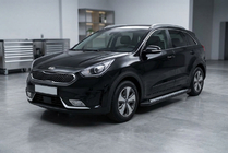 Kia Niro 2016–2021 Side steps New Vision Black (2 stuks, aluminium) foto 1