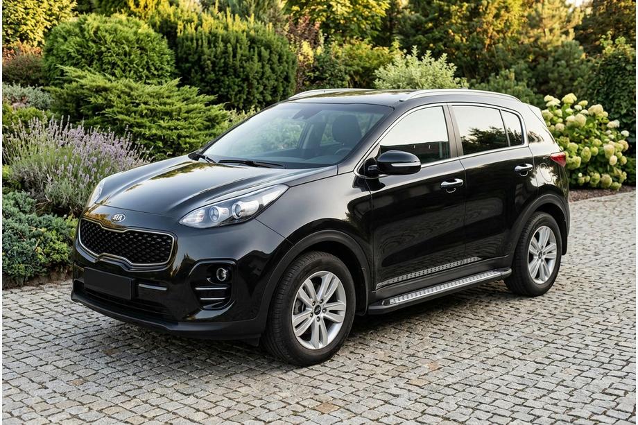 Kia Sportage 2015–2021 Side steps New Vision Black (2 stuks, aluminium) Foto 1