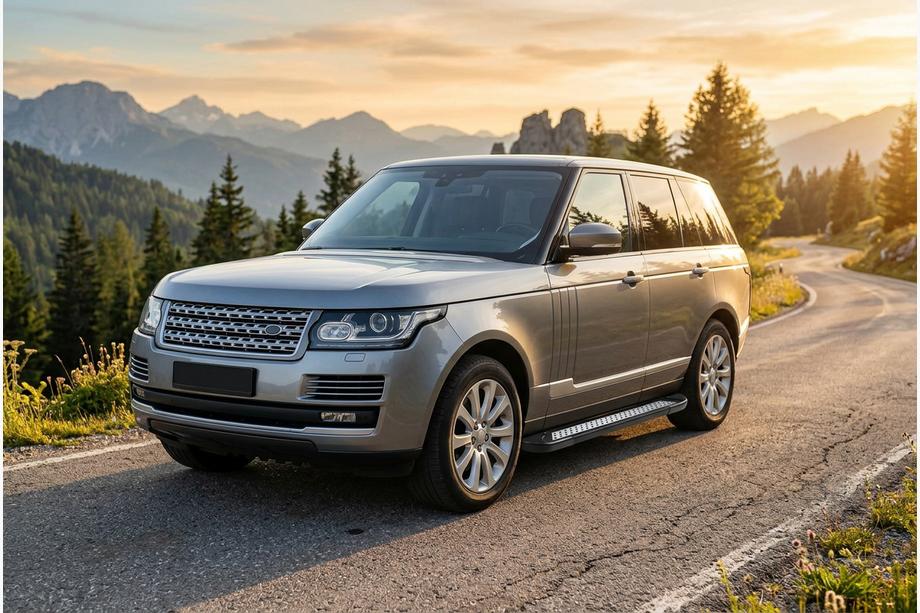 Range Rover IV L405 2013–2021 Side steps New Vision Black (2 stuks, aluminium) Foto 1