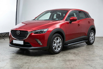 Mazda CX-3 2015– Zijtreden Vision New Black (2 stuks, aluminium) foto 1