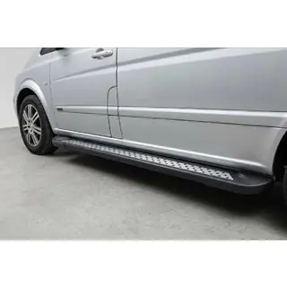 Side steps New Vision Black (2 stuks, aluminium) foto 1