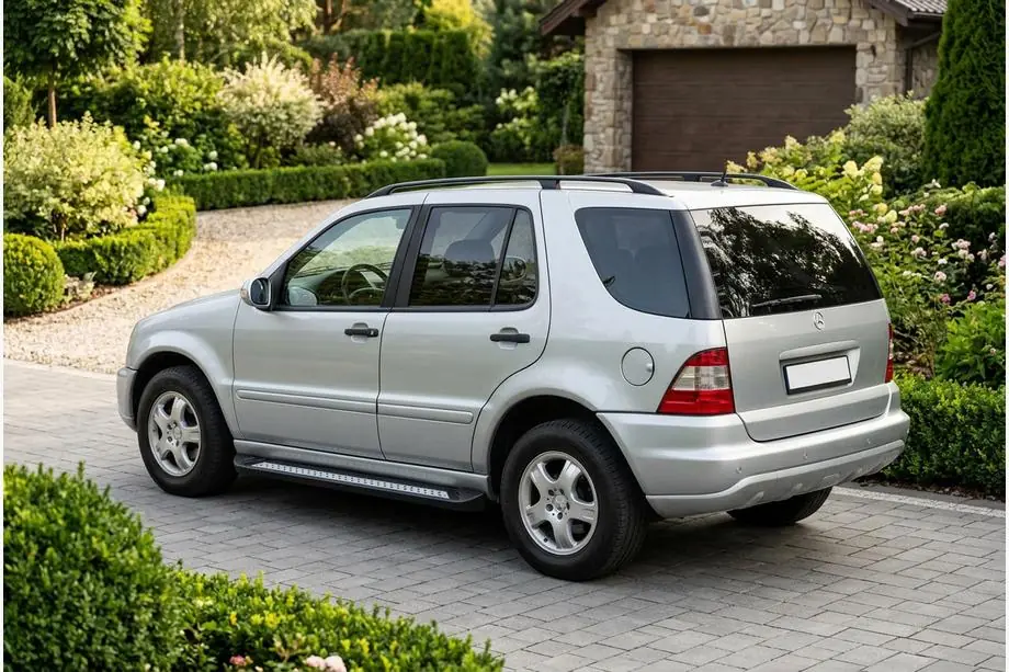 Mercedes ML W163 1997–2005 Side steps New Vision Black (2 stuks, aluminium) Image