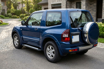 Mitsubishi Pajero Wagon III 1999–2006 Side steps New Vision Black (2 stuks, aluminium) foto 1