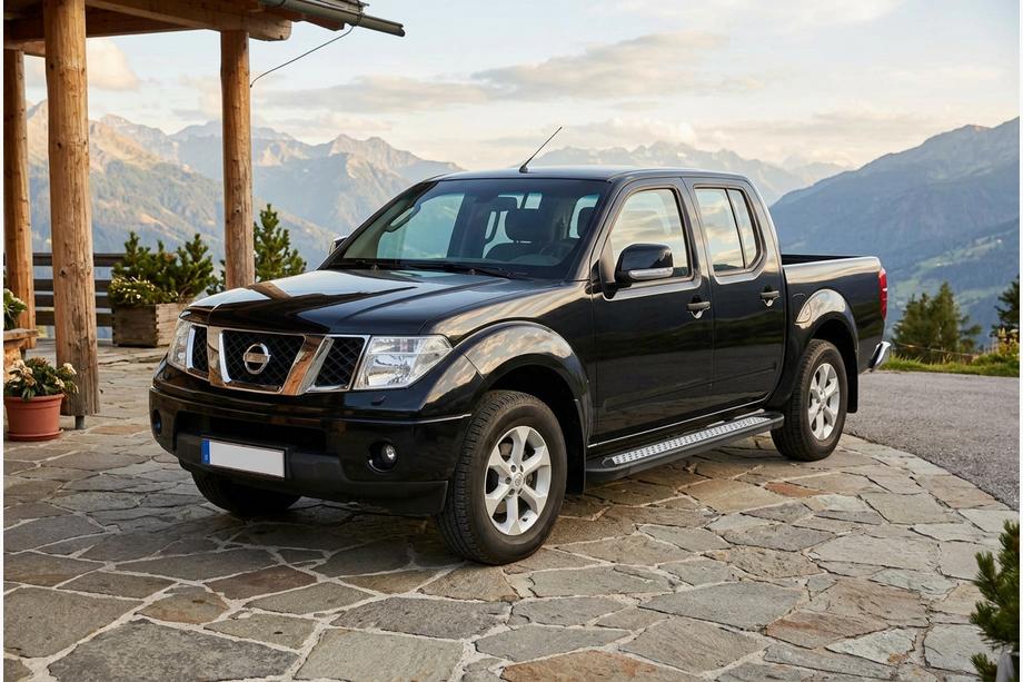 Nissan Navara 2006–2015 Side steps New Vision Black (2 stuks, aluminium) Image