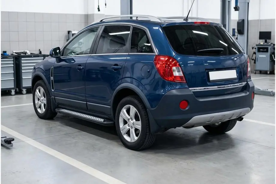 Opel Antara 2006–2017 Zijtreden Vision New Black (2 stuks, aluminium) Image