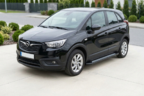 Opel Crossland X 2017–2024 Side steps New Vision Black (2 stuks, aluminium) foto 2