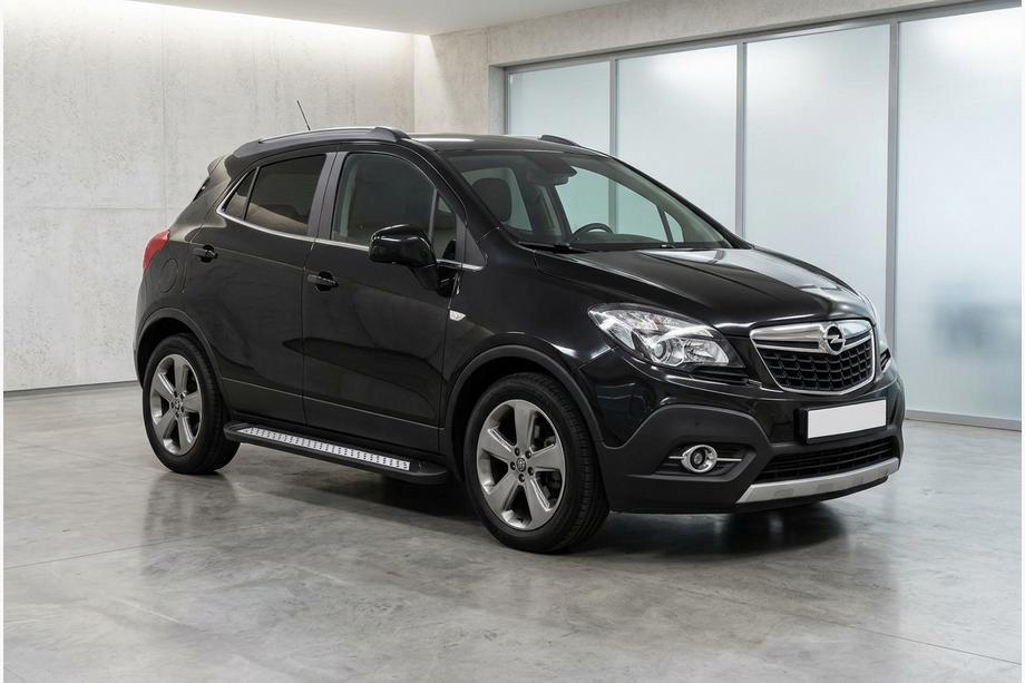 Opel Mokka 2012–2021 Side steps New Vision Black (2 stuks, aluminium) Foto 1