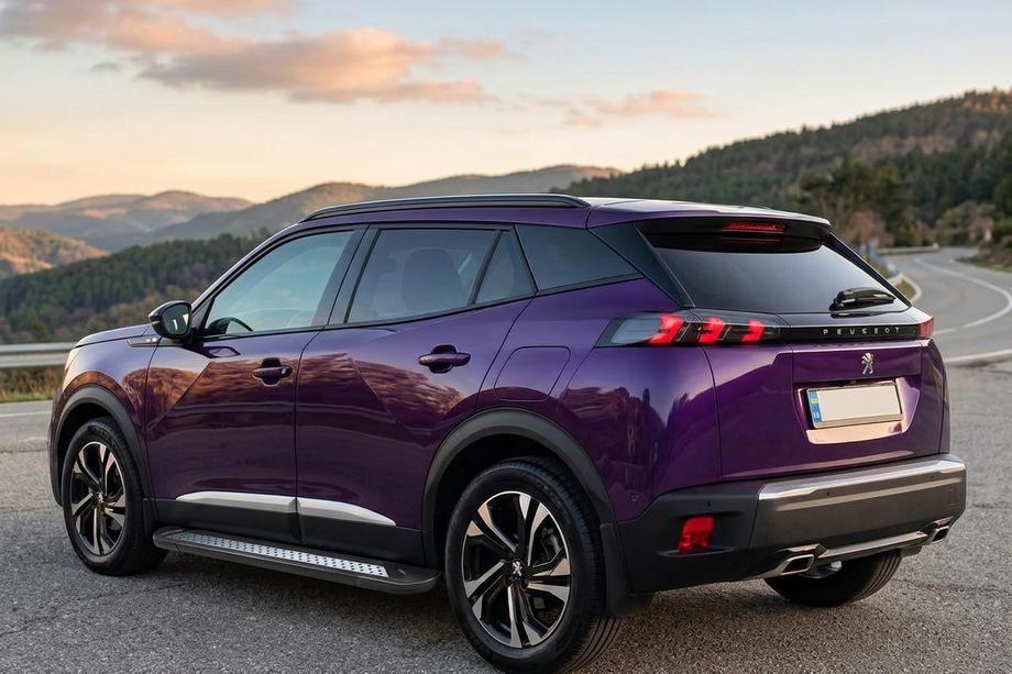 Peugeot 3008 2016–2023 Side steps New Vision Black (2 stuks, aluminium) Foto 1
