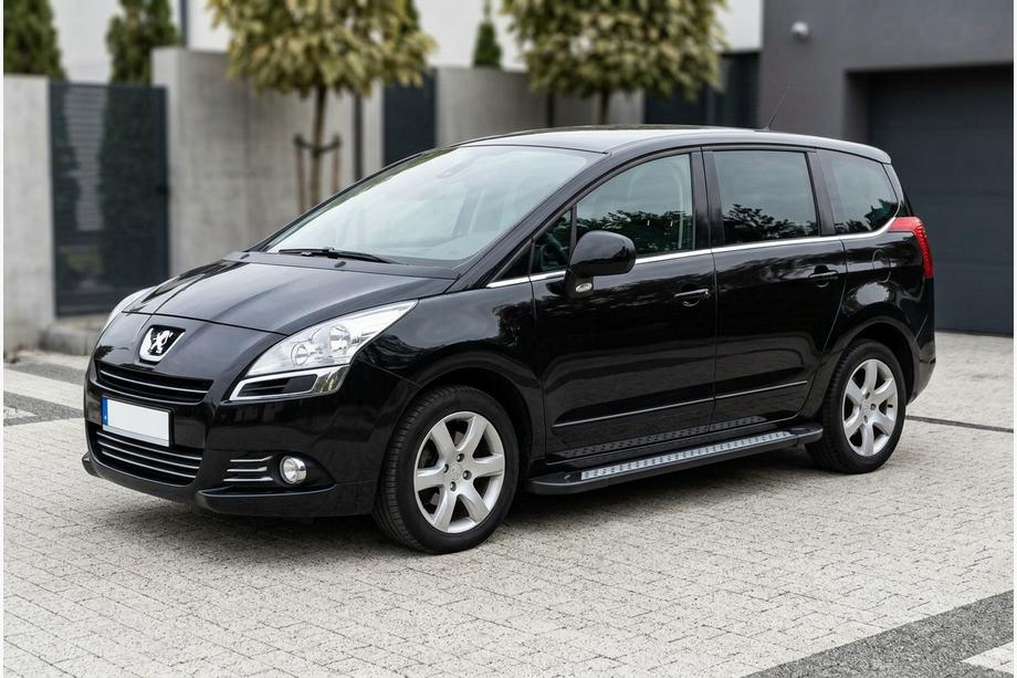 Peugeot 5008 2009–2016 Side steps New Vision Black (2 stuks, aluminium) Image