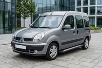 Renault Kangoo 1998–2008 Side steps New Vision Black (2 stuks, aluminium) foto 1