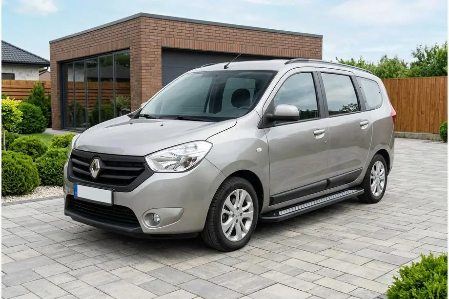 Renault Lodgy 2013–2022 Side steps New Vision Black (2 stuks, aluminium) Foto 1
