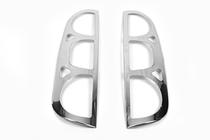 Fiat Doblo I 2005–2010 Achterlichtcovers (2 st., RVS) Carmos - Turks staal foto 2